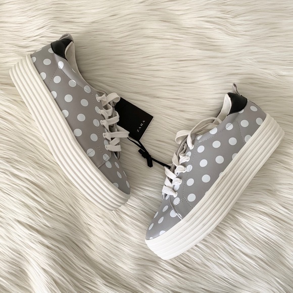Zara Basic Platform Dot Sneakers - Picture 3 of 11